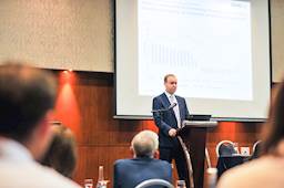 Conor Lambe hosted the Business Breakfast, discussing the economic prospects for 2018/9 and future possibilities surrounding Brexit.